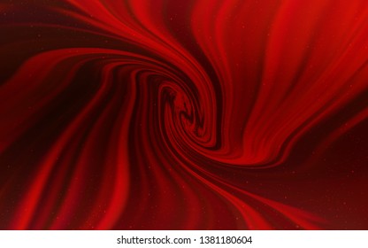 Dark Red vector pattern with night sky stars. Space stars on blurred abstract background with gradient. Pattern for astronomy websites.