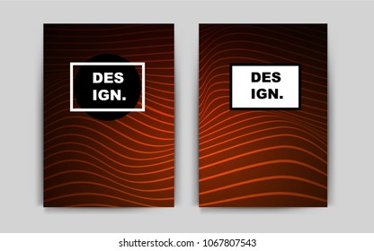 Dark Red vector pattern for posters. Glitter abstract design concept with text box. Beautiful design for cover of notepads.