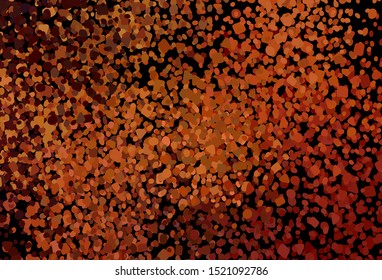 Dark Red vector pattern with random forms. Decorative design in abstract style with random forms. Best smart design for your business.