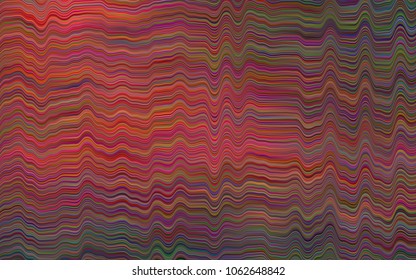 Dark Red vector pattern with shapes. Glitter abstract illustration with wry lines. A completely new marble design for your business.