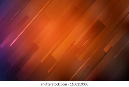 Dark Red vector pattern with sharp lines. Glitter abstract illustration with colored sticks. Best design for your ad, poster, banner.