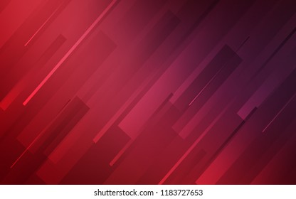 Dark Red vector pattern with sharp lines. Lines on blurred abstract background with gradient. Best design for your ad, poster, banner.