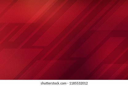 Dark Red vector pattern with sharp lines. Modern geometrical abstract illustration with Lines. Smart design for your business advert.