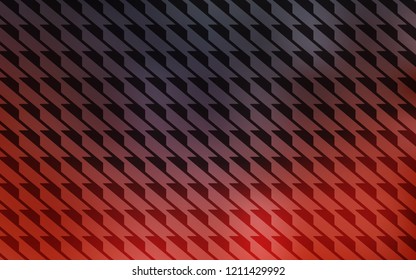 Dark Red vector pattern with sharp lines. Shining colored illustration with sharp stripes. Smart design for your business advert.