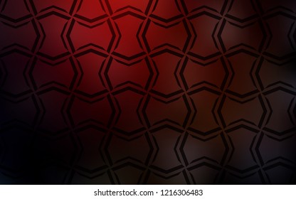 Dark Red vector pattern with sharp lines. Shining colored illustration with sharp stripes. Template for your beautiful backgrounds.