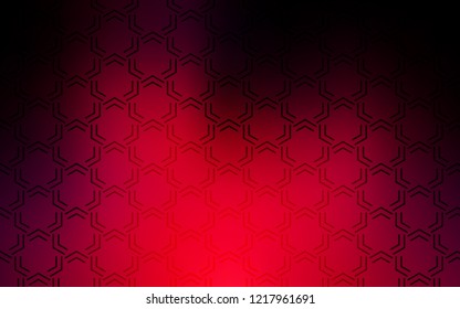 Dark Red vector pattern with sharp lines. Decorative shining illustration with lines on abstract template. Best design for your ad, poster, banner.