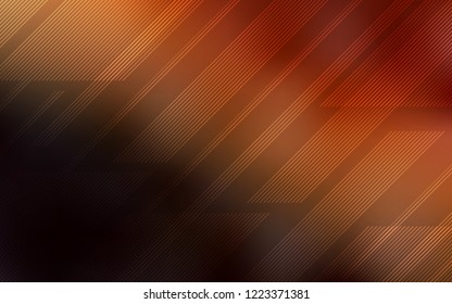 Dark Red vector pattern with sharp lines. Blurred decorative design in simple style with lines. Smart design for your business advert.