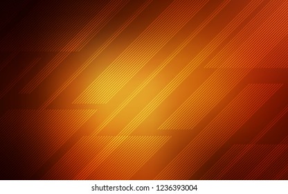 Dark Red vector pattern with sharp lines. Shining colored illustration with sharp stripes. Smart design for your business advert.