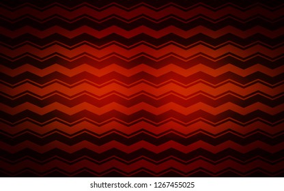 Dark Red vector pattern with sharp lines. Lines on blurred abstract background with gradient. Pattern for your busines websites.