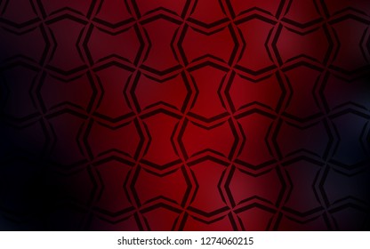 Dark Red vector pattern with sharp lines. Modern geometrical abstract illustration with Lines. Pattern for ads, posters, banners.