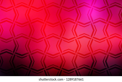 Dark Red vector pattern with sharp lines. Shining colored illustration with sharp stripes. Template for your beautiful backgrounds.