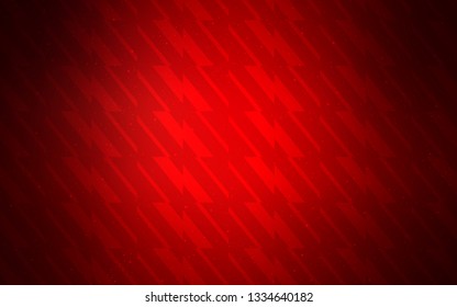 Dark Red vector pattern with sharp lines. Glitter abstract illustration with colorful sticks. Pattern for your busines websites.