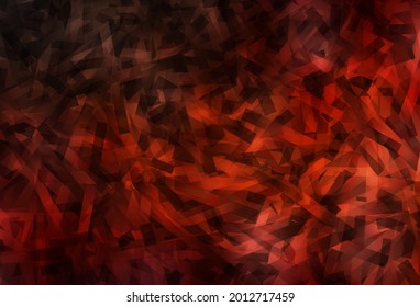 Dark Red vector pattern with sharp lines. Lines on blurred abstract background with gradient. Template for your beautiful backgrounds.