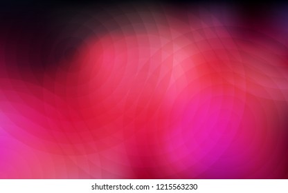 Dark Red vector pattern with spheres. Modern abstract illustration with colorful water drops. New design for ad, poster, banner of your website.