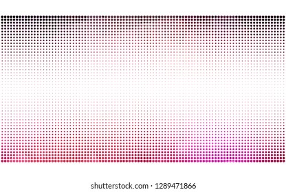 Dark Red vector  pattern with spheres. Glitter abstract illustration with blurred drops of rain. Design for your business advert.