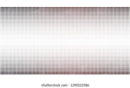 Dark Red vector  pattern with spheres. Blurred bubbles on abstract background with colorful gradient. Design for your business advert.