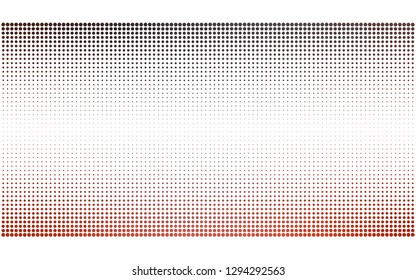 Dark Red vector  pattern with spheres. Blurred bubbles on abstract background with colorful gradient. New template for your brand book.