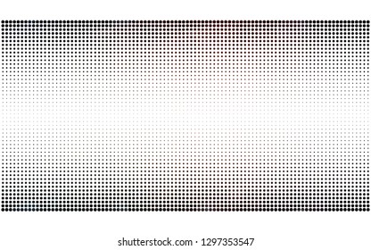 Dark Red vector  pattern with spheres. Illustration with set of shining colorful abstract circles. Design for poster, banner of websites.