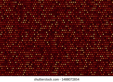 Dark Red vector pattern with spheres. Abstract illustration with colored bubbles in nature style. Pattern for beautiful websites.