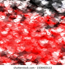 Dark Red vector pattern with spheres. Glitter abstract illustration with colorful drops. New template for a brand book.