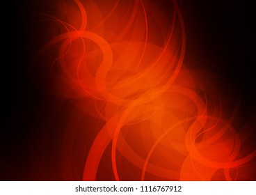 Dark Red vector pattern with swirled shapes. Creative illustration in halftone marble style with gradient. Marble style for your business design.