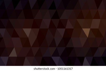 Dark Red vector Pattern.  triangular template. Geometric sample. Repeating routine with triangle shapes. New texture for your design. Pattern can be used for background.