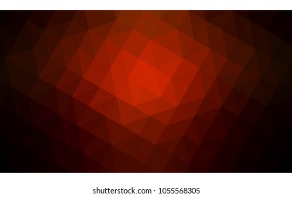 Dark Red vector Pattern.  triangular template. Geometric sample. Repeating routine with triangle shapes. New texture for your design. Pattern can be used for background.