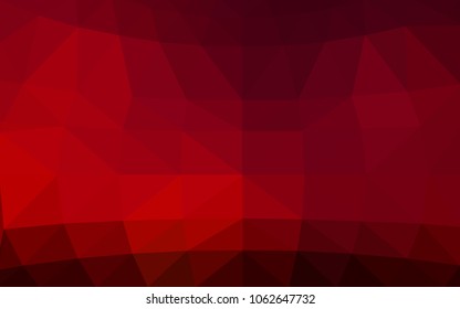 Dark Red vector Pattern.  triangular template. Geometric sample. Repeating routine with triangle shapes. New texture for your design. Pattern can be used for background.