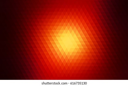 Dark Red vector pattern. Triangular template. Geometric sample. Repeating triangle shapes. Brand-New texture for your design. Pattern can be used for background