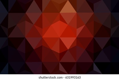 Dark Red vector Pattern.  triangular template. Geometric sample. Repeating routine with triangle shapes. New texture for your design. Pattern can be used for background.