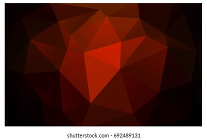 Dark Red vector Pattern.  triangular template. Geometric sample. Repeating routine with triangle shapes. New texture for your design. Pattern can be used for background.