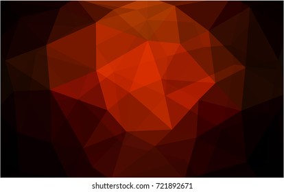 Dark Red vector Pattern.  triangular template. Geometric sample. Repeating routine with triangle shapes. New texture for your design. Pattern can be used for background.