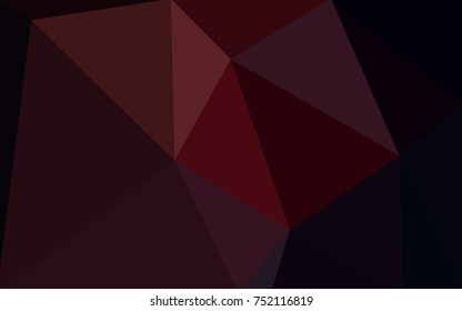 Dark Red vector Pattern.  triangular template. Geometric sample. Repeating routine with triangle shapes. New texture for your design. Pattern can be used for background.