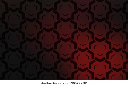 Dark Red vector pattern with wry lines. An elegant bright illustration with gradient. A completely new design for your business.