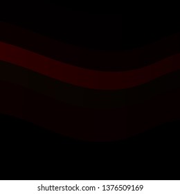 Dark Red vector pattern with wry lines. Colorful abstract illustration with gradient curves. Best design for your posters, banners.
