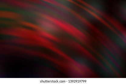 Dark Red vector pattern with wry lines. Colorful illustration in abstract style with gradient. The best colorful design for your business.