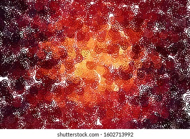 Dark Red vector pattern with wry lines. Colorful abstract illustration with gradient lines. Pattern for your business design.