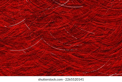 Dark Red vector pattern with wry lines. Brand new colorful illustration in curved style. Texture for booklets, leaflets.