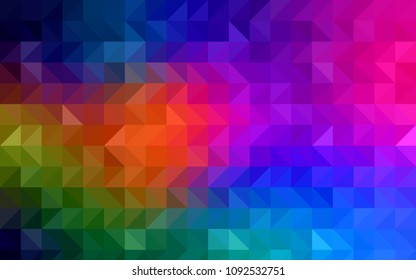 Dark Red vector polygon abstract template. Creative geometric illustration in Origami style with gradient. A completely new template for your business design.