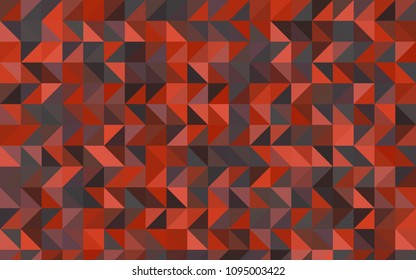 Dark Red vector polygon abstract template. A completely new color illustration in a vague style. The template can be used as a background for cell phones.