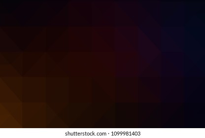 Dark Red vector polygon abstract background. Polygonal abstract illustration with gradient. The template for cell phone's backgrounds.