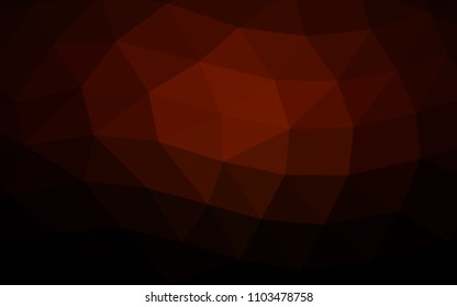 Dark Red vector polygon abstract polygon abstract. Modern geometrical abstract illustration with gradient. Brand new style for your business design.