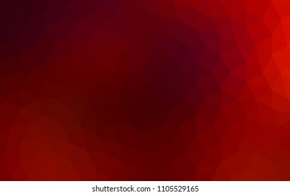 Dark Red vector polygon abstract background. A sample with polygonal shapes. A new texture for your web site.