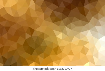 Dark Red vector polygon abstract backdrop. Colorful illustration in polygonal style with gradient. Brand new style for your business design.