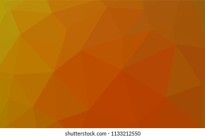 Dark Red vector polygon abstract layout. Geometric illustration in Origami style with gradient.  Brand new design for your business.