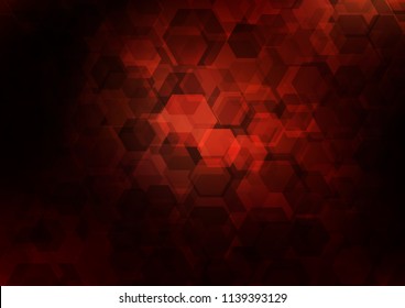 Dark Red vector polygon abstract template. An elegant bright illustration with gradient. The textured pattern can be used for background.