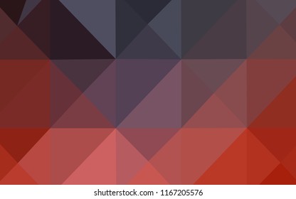Dark Red vector polygon abstract layout. Colorful abstract illustration with gradient. A new texture for your design.