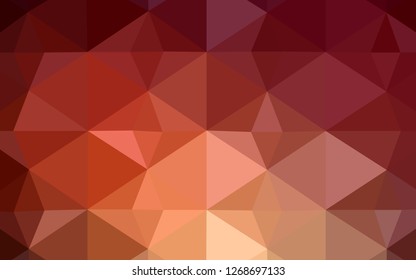 Dark Red vector polygon abstract background. Polygonal abstract illustration with gradient. A new texture for your web site.