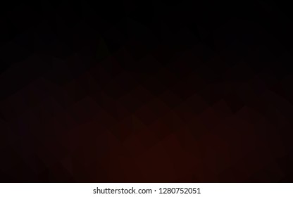 Dark Red vector polygon abstract layout. A vague abstract illustration with gradient. Completely new template for your business design.