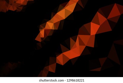 Dark Red vector polygon abstract layout. Brand new colorful illustration in with gradient. Template for a cell phone background.